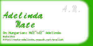 adelinda mate business card